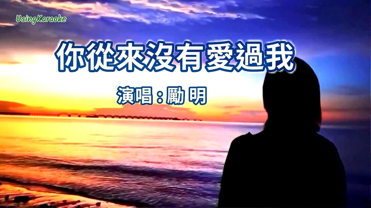 你從來沒有愛過我-勵明-演唱 KARAOKE