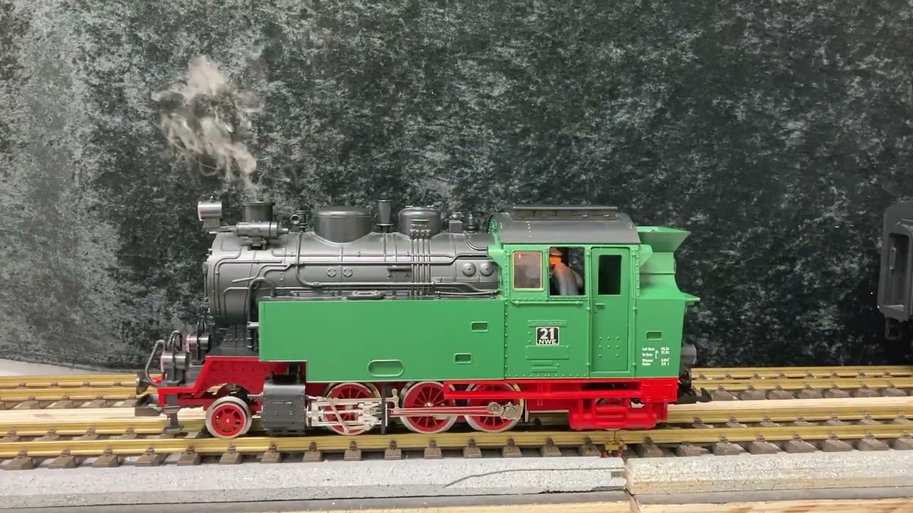 This LGB 2180, representing the NWE 21 was brought to life with Zimo.