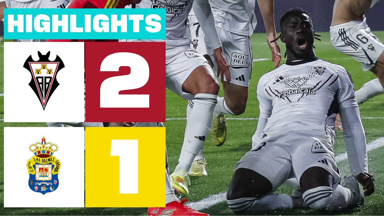 ALBACETE BP 2 - 1 UD LAS PALMAS | RESUMEN LALIGA HYPERMOTION