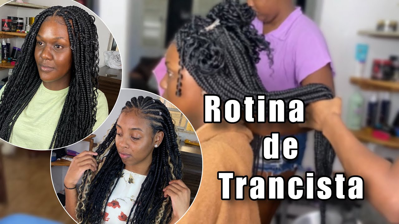Minha rotina de trancista em dezembro