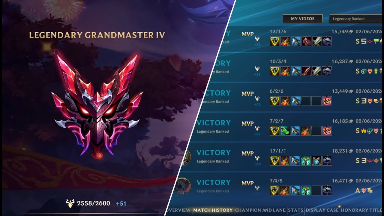 Wild Rift Valhalla | LEGENDARY RANK 1v9 CARRY - Rank 1 Jungle