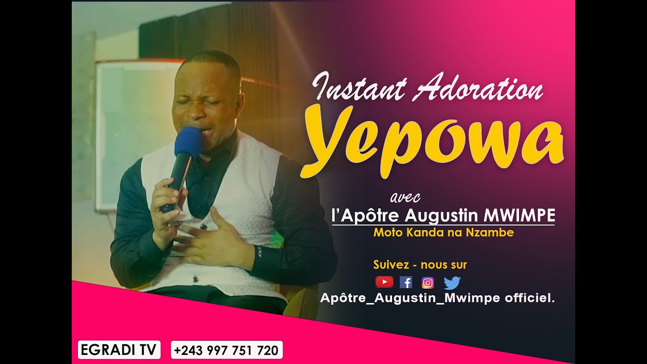 APOTRE AUGUSTIN MWIMPE AYE POYA LIVE