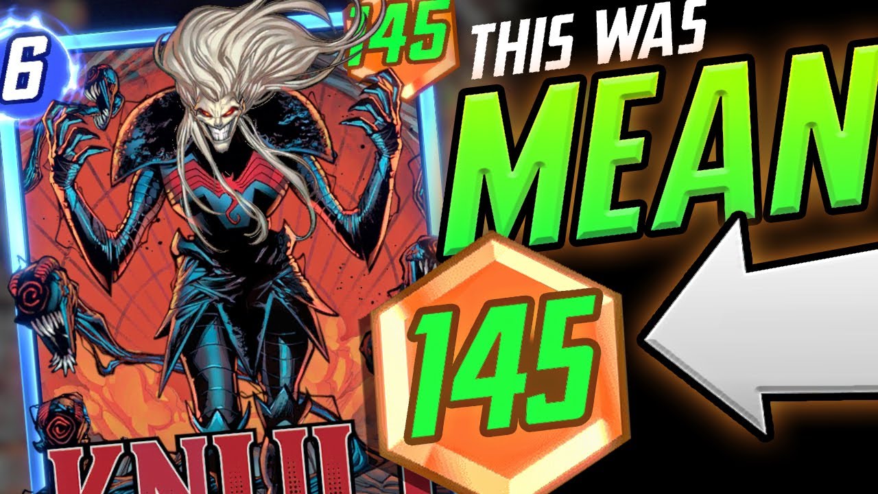 THIS WAS MEAN... KNULL GETS BIG in MARVEL SNAP
