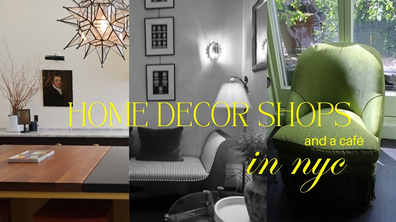 NYC home decor shops and a cafe | Plain English, Nickey Kehoe, Dients + Dotter, deVol Kitchens