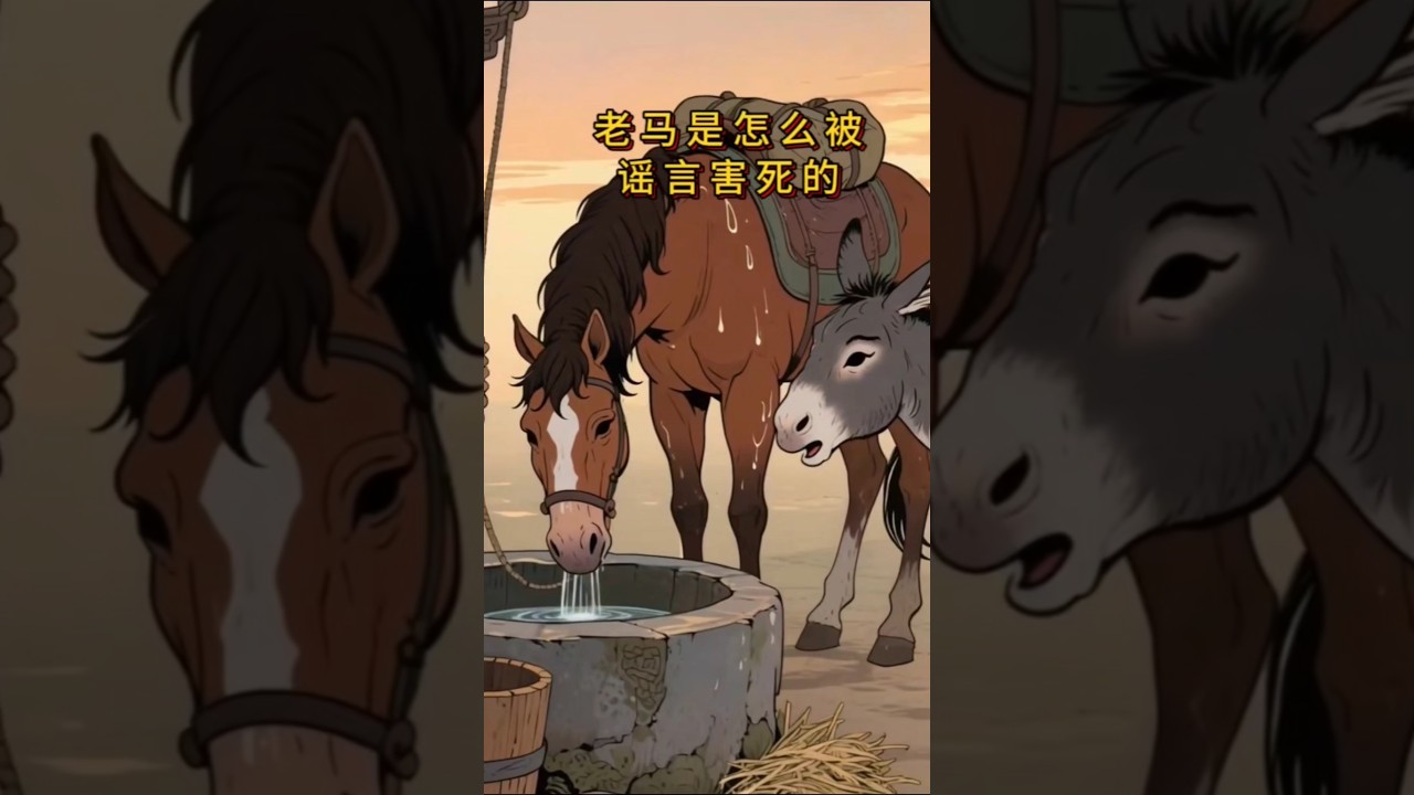 老马被谣言害死的真相#民间故事#小故事大道理