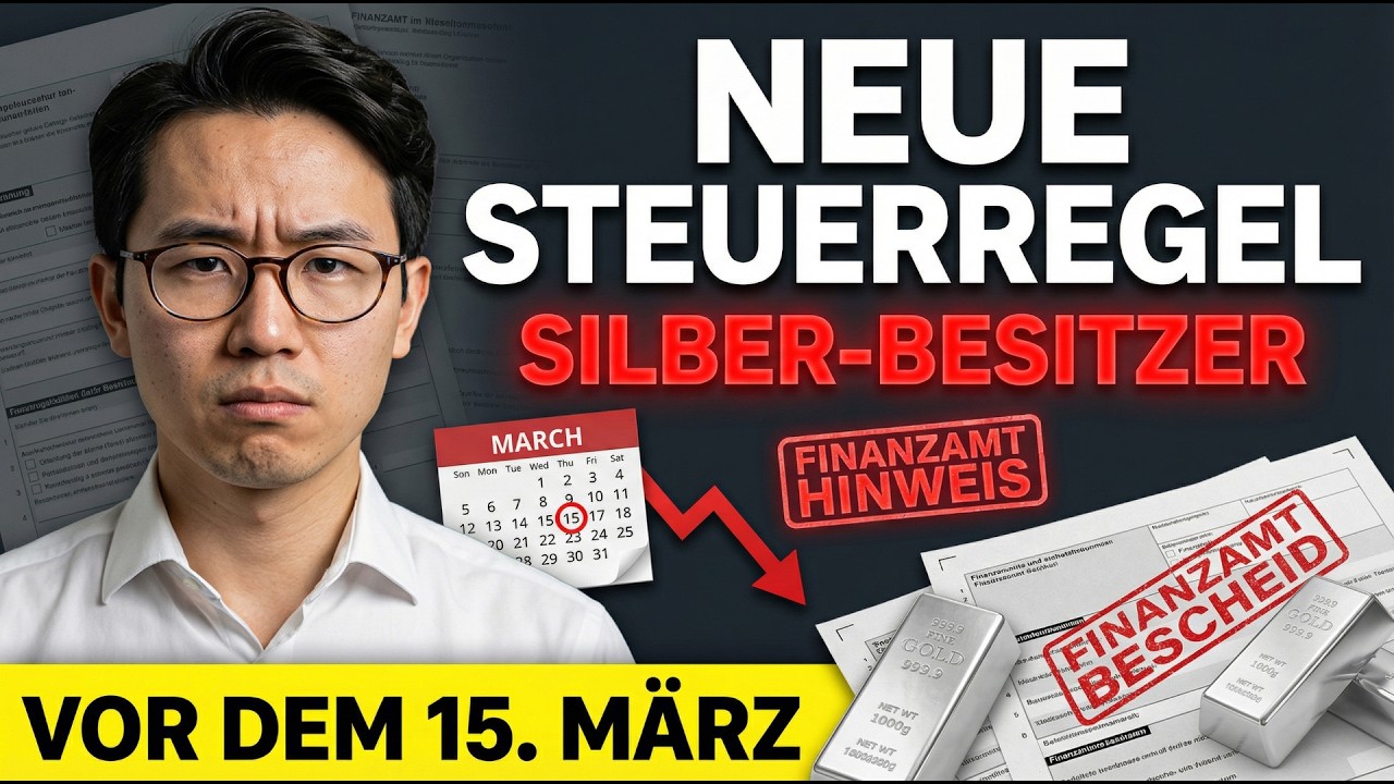Neue Steuerregel trifft Silberhalter: Was du vor dem 15. März 2026 wissen musst
