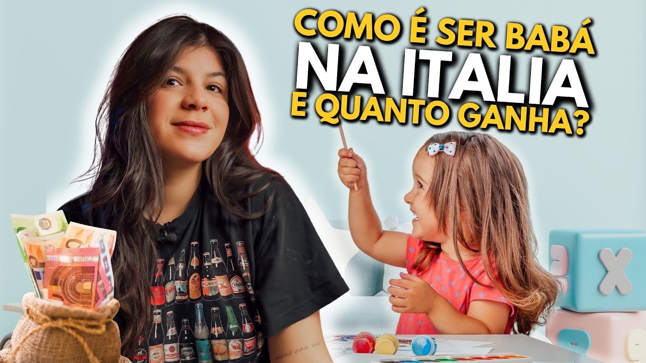 QUANTO GANHA UMA BABÁ NA ITÁLIA | SALÁRIOS NA ITÁLIA 🇮🇹