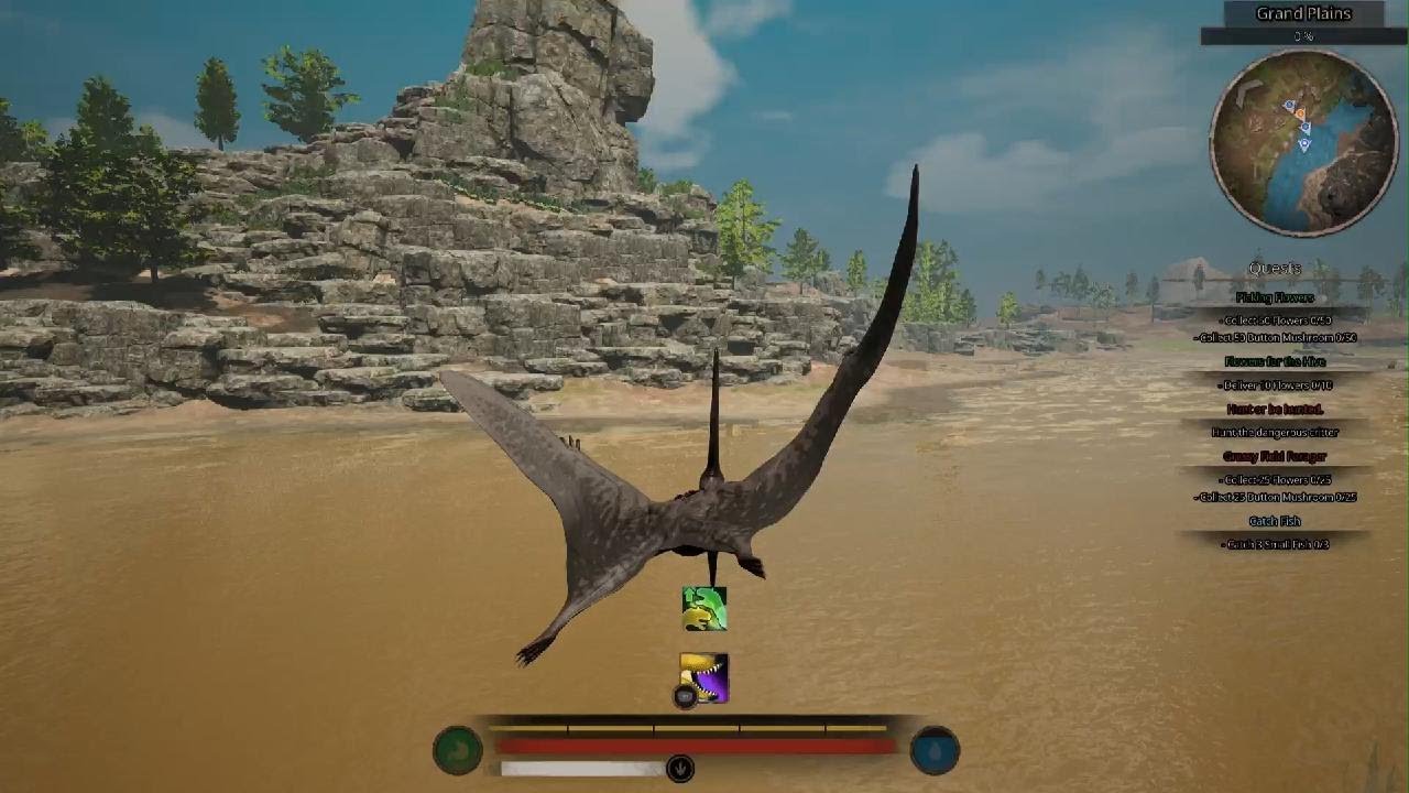 Path of Titans_together flying