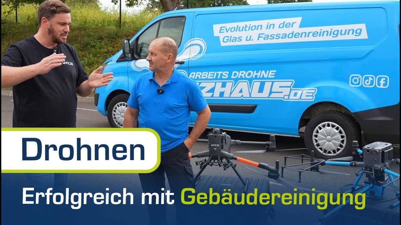 Reinigung per Drohne als Dienstleistung? | Interview mit Alex von Glanzhaus.de