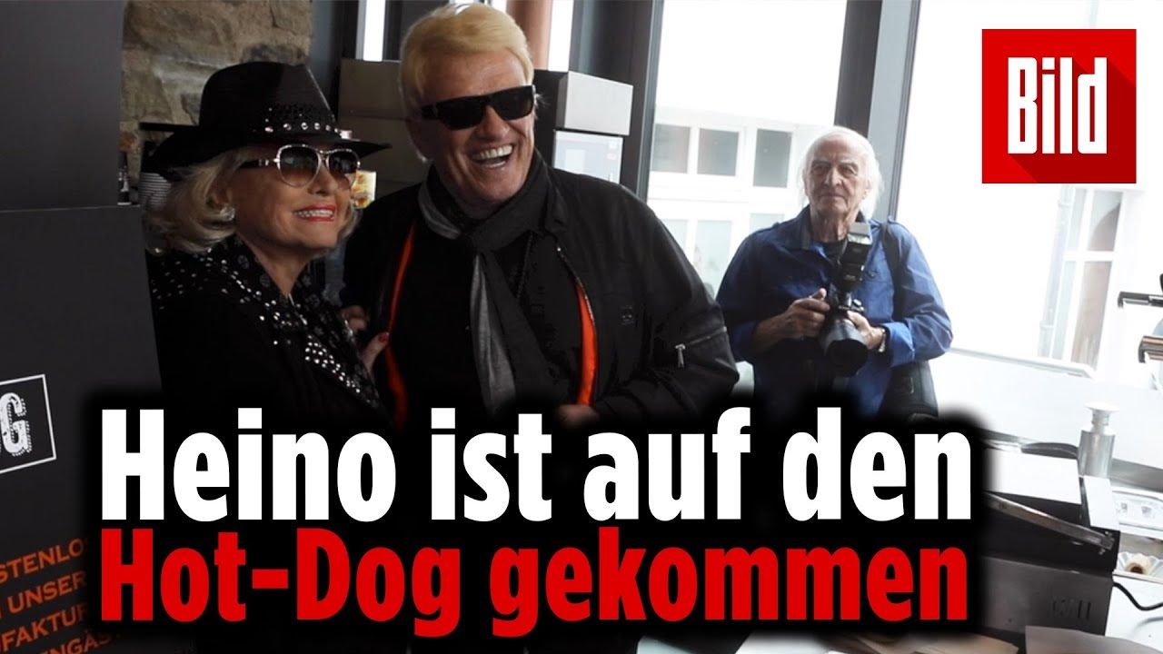 🌭 Heino bei der Eröffnung des ersten Hot-Dog-Ladens in Bad Münstereifel