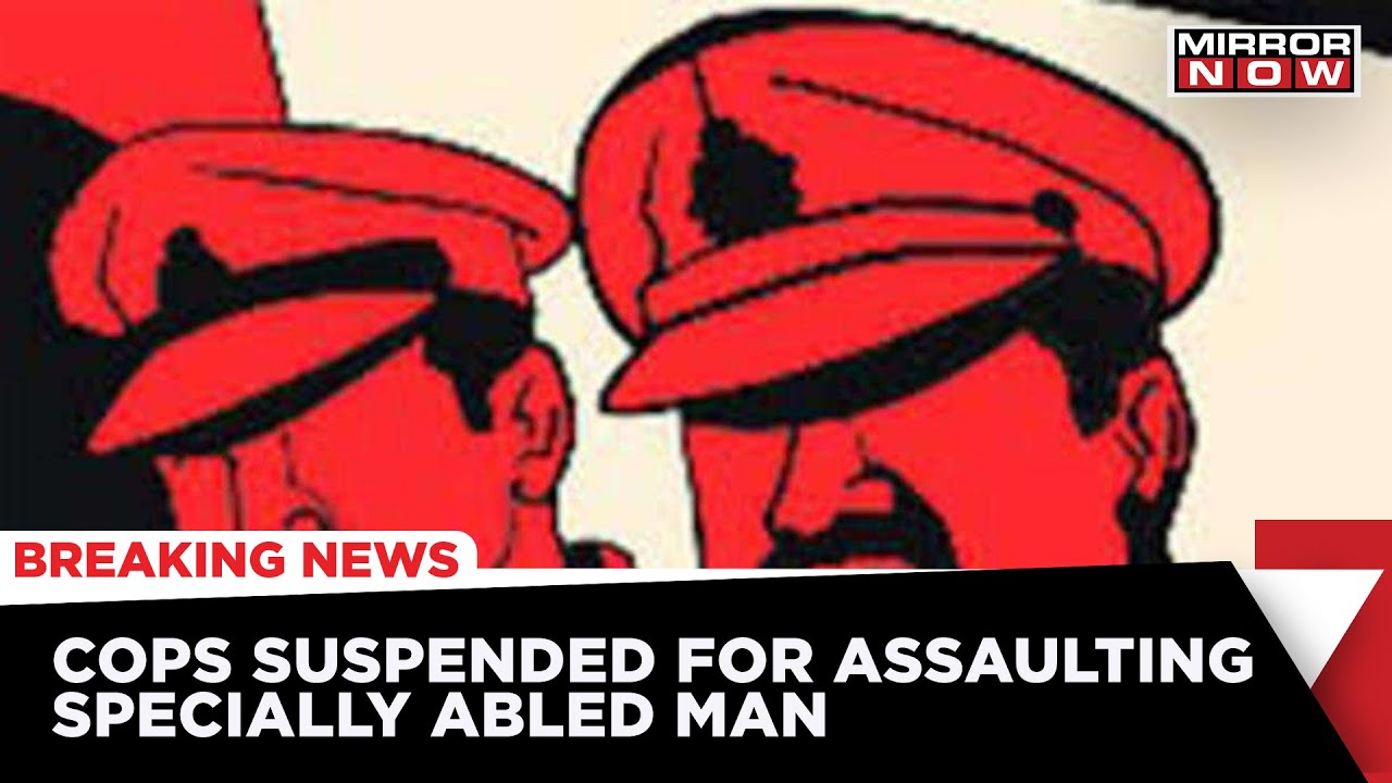 Three Policemen Suspended For Assaulting A Disabled Man | Tamil Nadu News