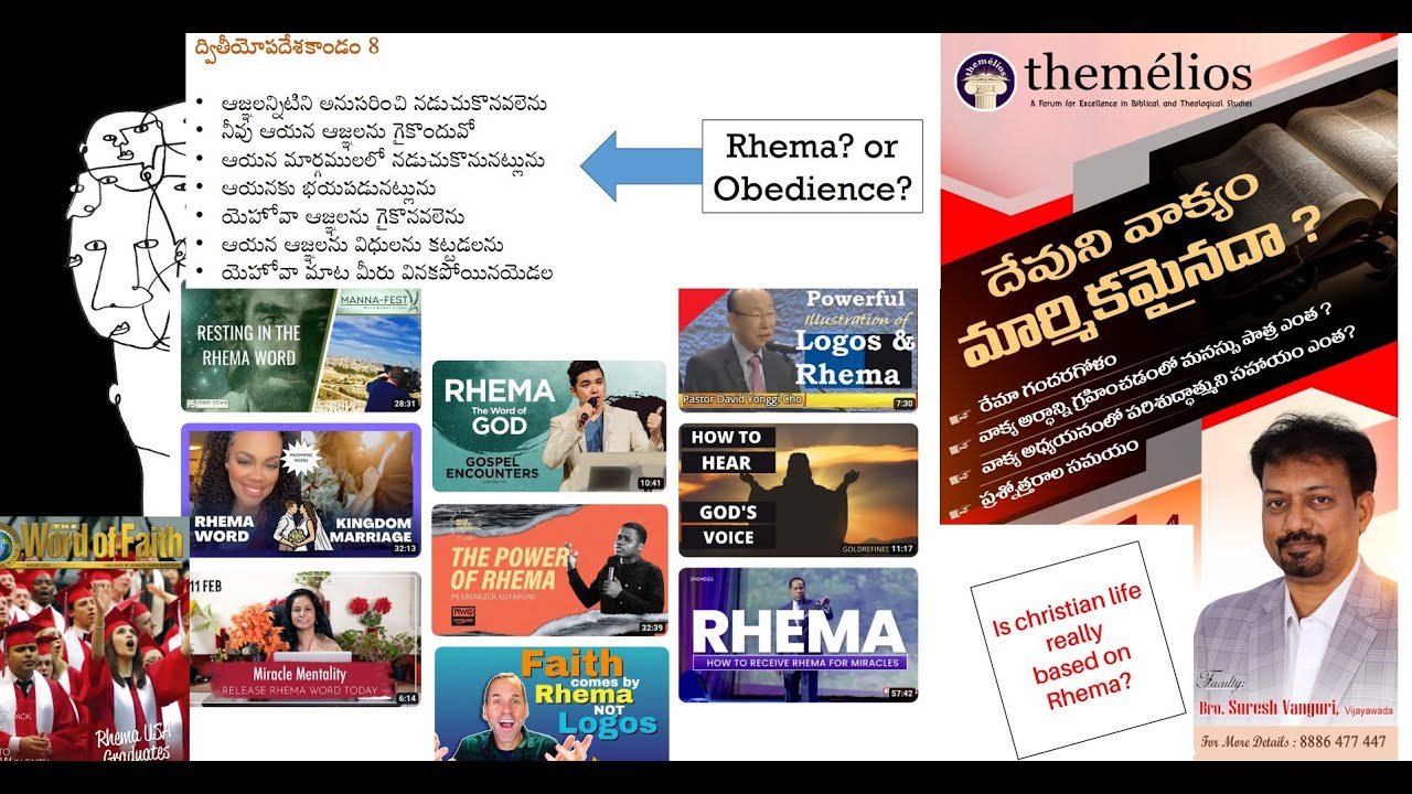 దేవుని వాక్యం మార్మికమైనదా? | రేమా(Rhema) గందరగోళం | Bro Suresh Vanguri