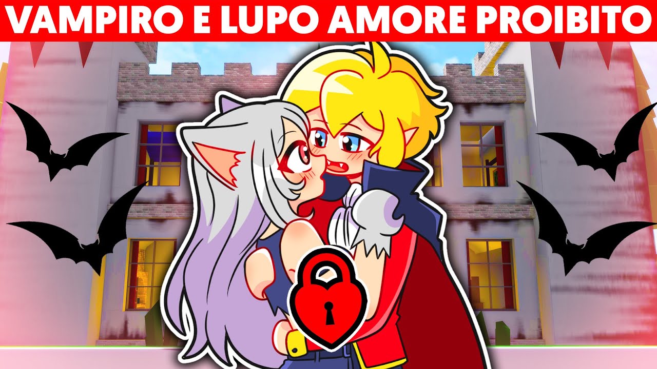 AMORE PROIBITO tra VAMPIRO e LUPO su BROOKHAVEN ROBLOX!