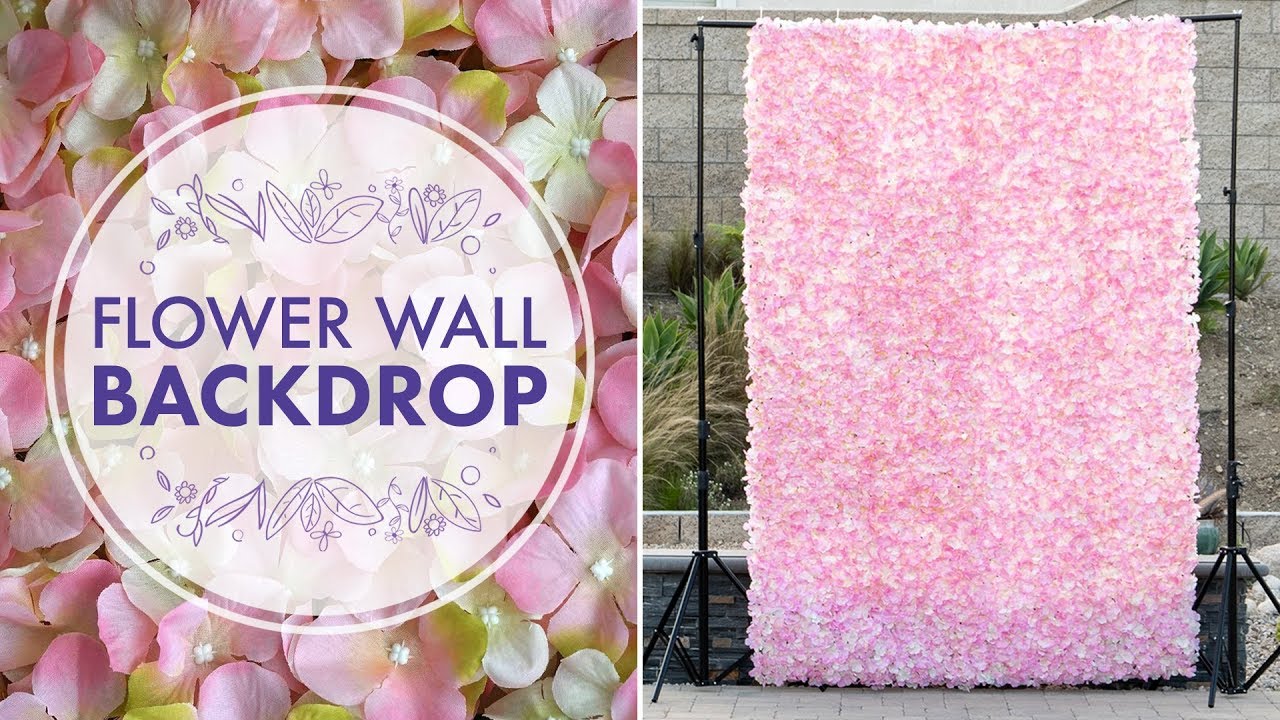 DIY Flower Wall Backdrop 🌸| BalsaCircle.com