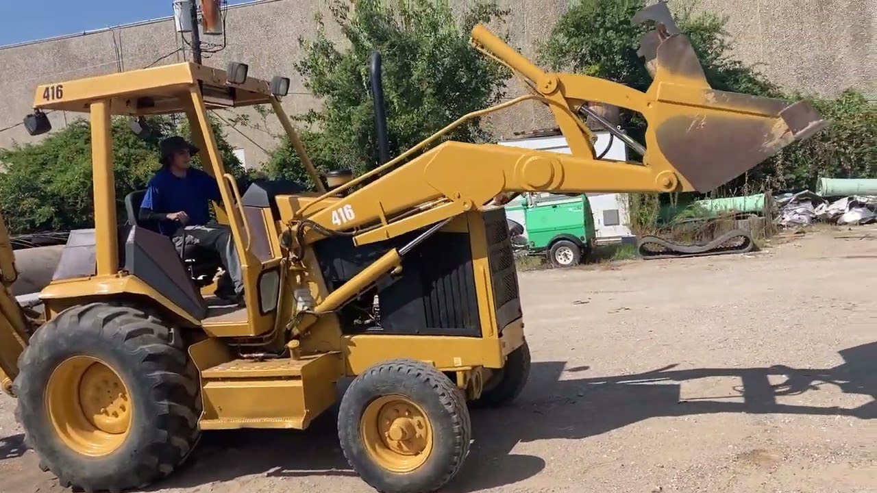 Caterpillar 416 review and walk around 592