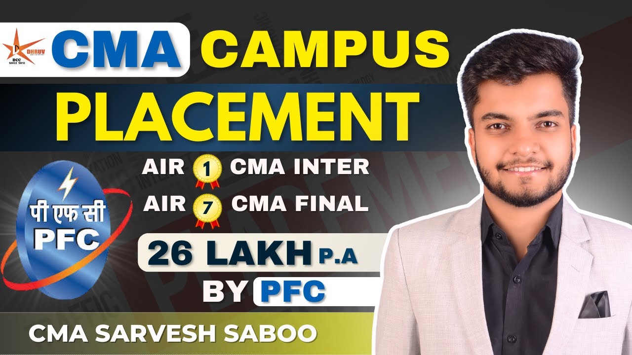 Mock Interview Of CMA Sarvesh Saboo | Selected In PFC 🤑💸 Package @  26 LPA #cmaplacement #psujobs