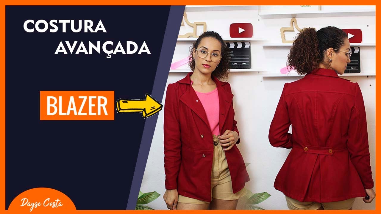 COSTURA AVANÇADA|BLAZER COM RECORTES