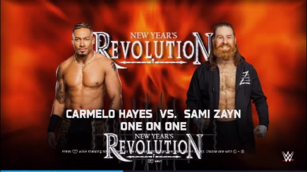 Sami VS Carmelo WWE2K25 