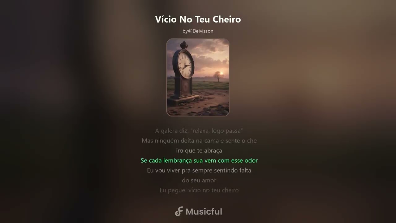 Vício No Teu Cheiro