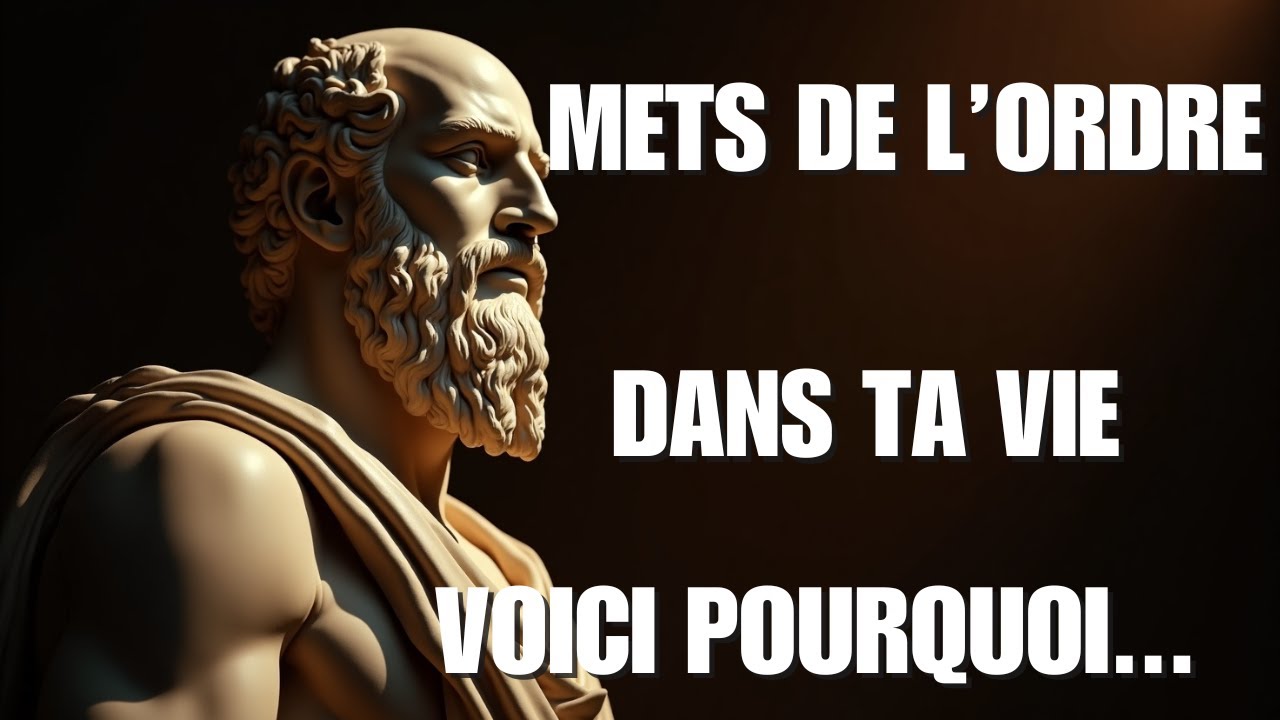 ORGANISE-TOI&hellip; OU ACCEPTE LE CHAOS DANS TA VIE | 12 LE&Ccedil;ONS STO&Iuml;CIENNES