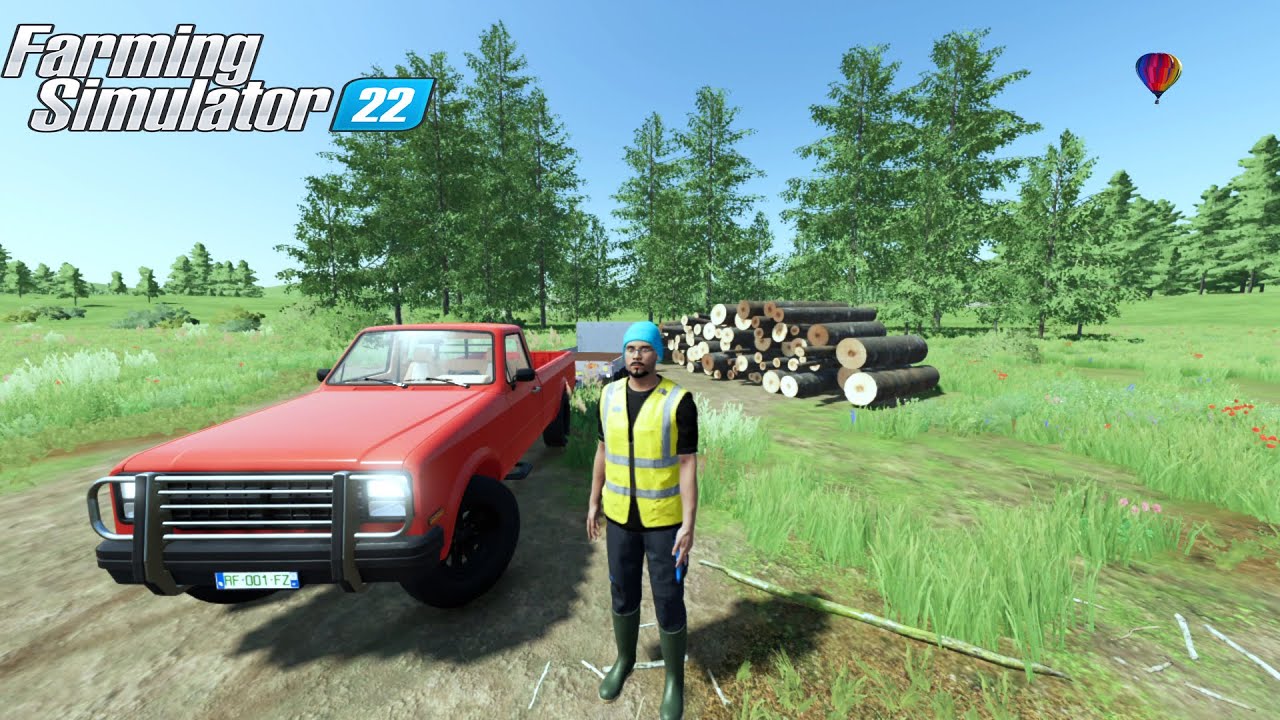 UM NOVÍSSIMO Começo em No Man's Land 22 com apenas uma motosserra e um carro🔸Farming Simulator 22🔸