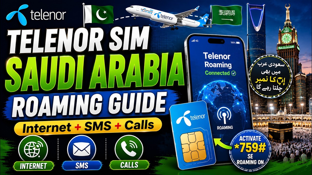 Telenor Roaming in Saudi Arabia | Internet, SMS & Calls Setup