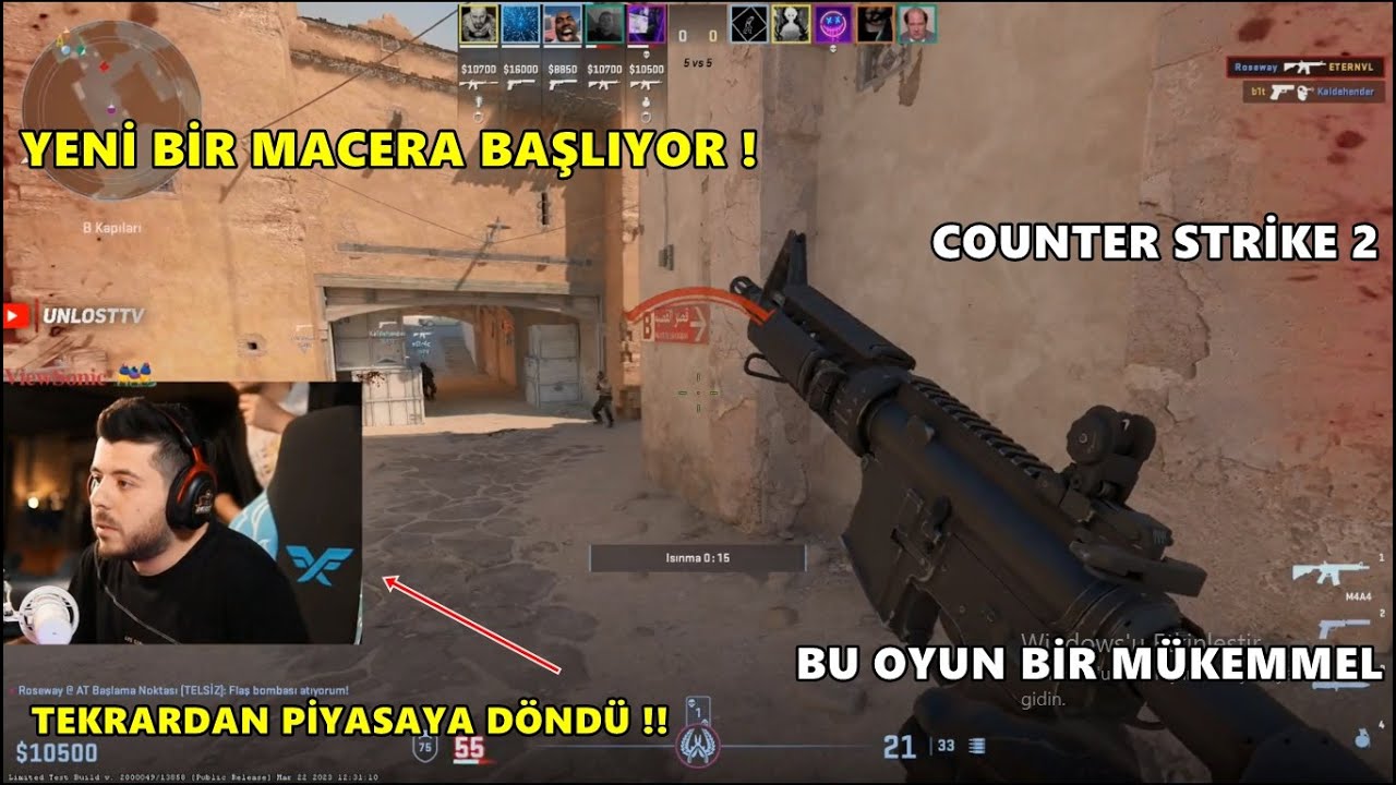 UNLOSTV | COUNTER STRİKE 2 DENİYOR | BU OYUNU RESMEN OKUYOR BU ADAM HARİKA | OYUN MÜKEMMEL GELECEK !