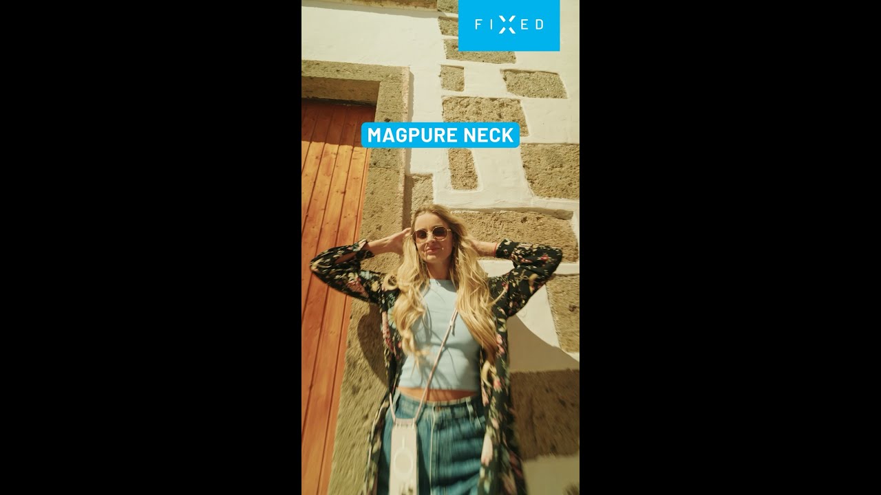 FIXED MagPure Neck &ndash; kryt s magnetem a &scaron;ňůrkou na krk