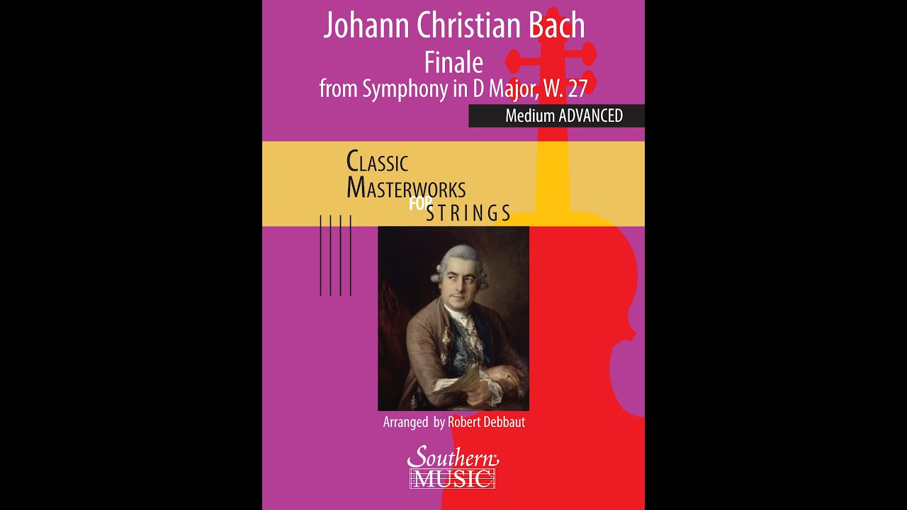 Finale from Symphony in D by J. C. Bach, arr. Robert Debbaut