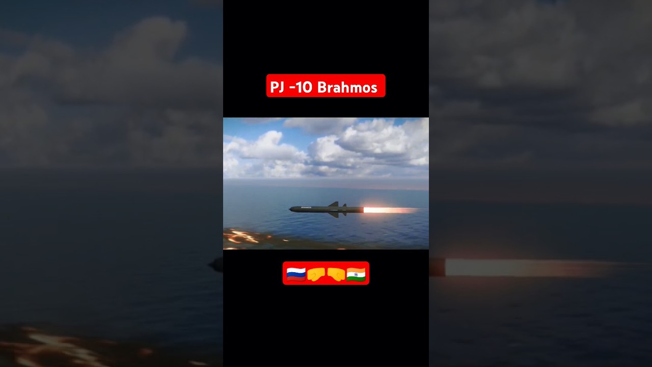 INS Chennai fires PJ - 10 BrahMos missile