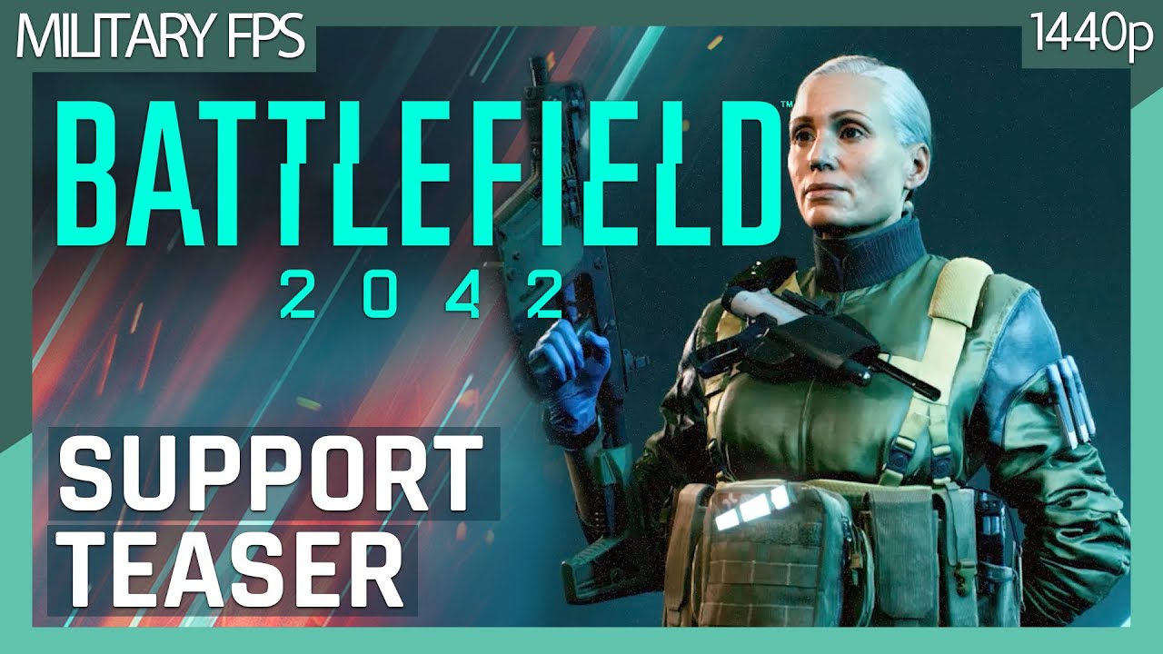 Battlefield 2042: Support Specialist Gameplay Teaser - Maria Falck (No commentary) 1440p
