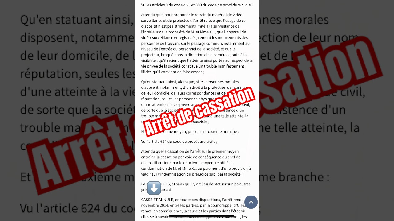 Tu sais lire l&rsquo;arr&ecirc;t de cassation ?