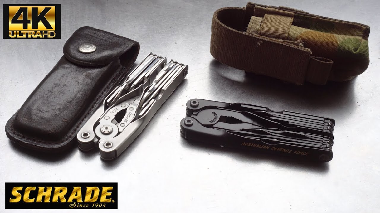 Video review - Schrade ST1 Tough Tool - OLD vs NEW *4K Ultra HD*