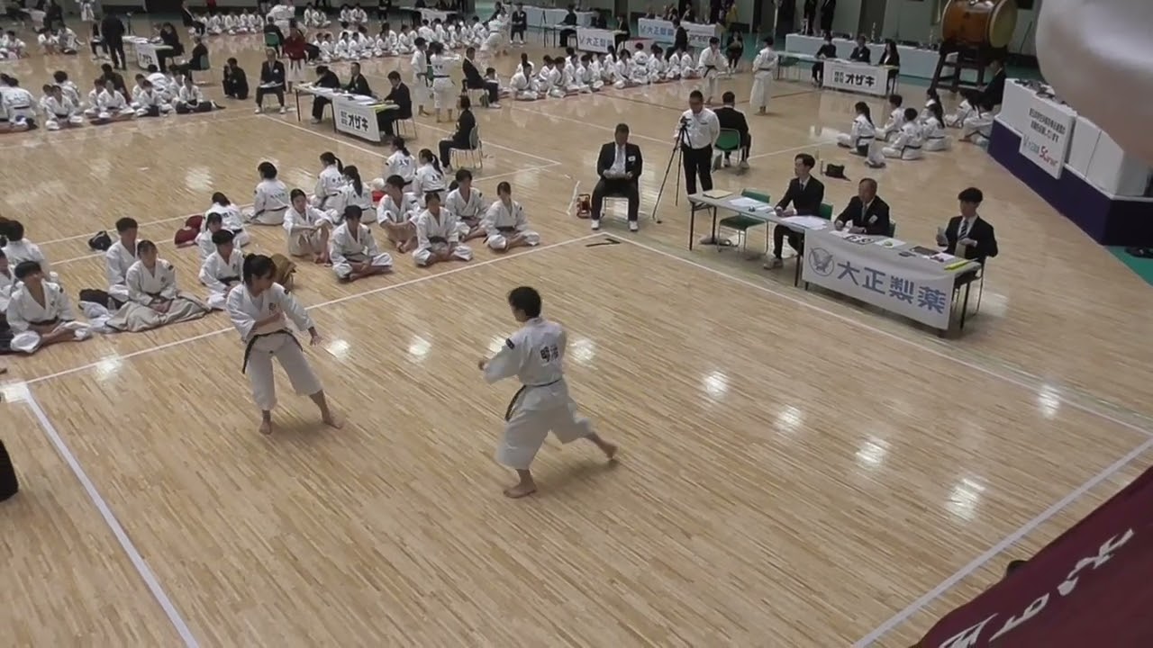 25全日 男女茶帯 本選 明治 中野・高松 6位