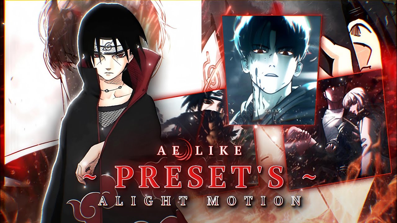🔥 Ae Like Top 5 Trending Manga Edit Preset's | Alight Motion (+Preset)
