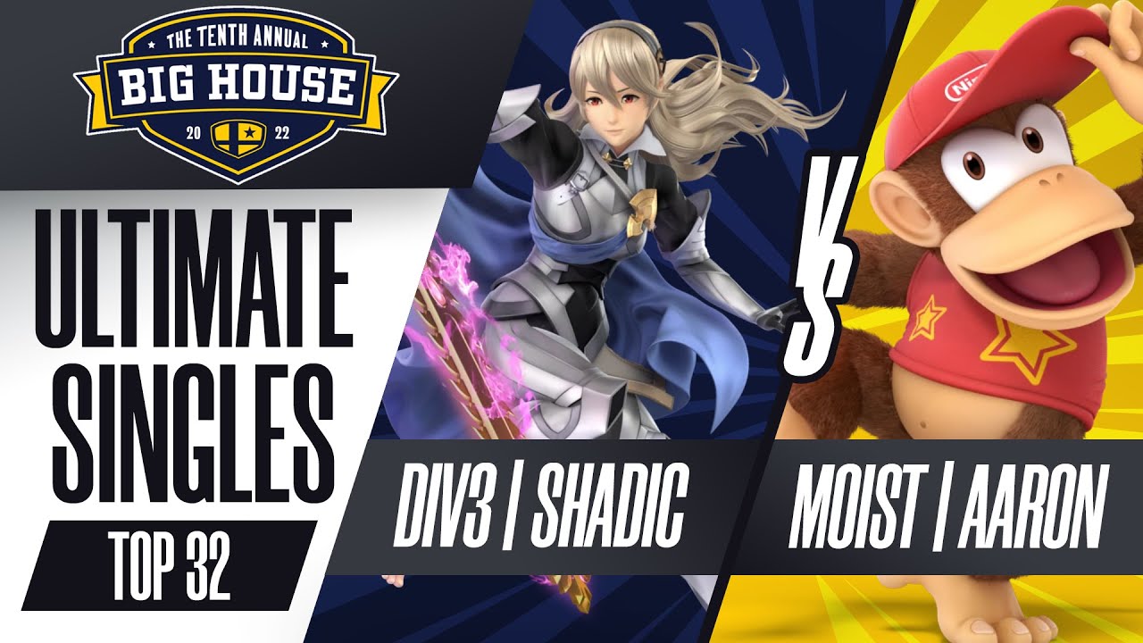DIV3 | Shadic vs moist | Aaron - Ultimate Singles Top 32 - The Big House 10