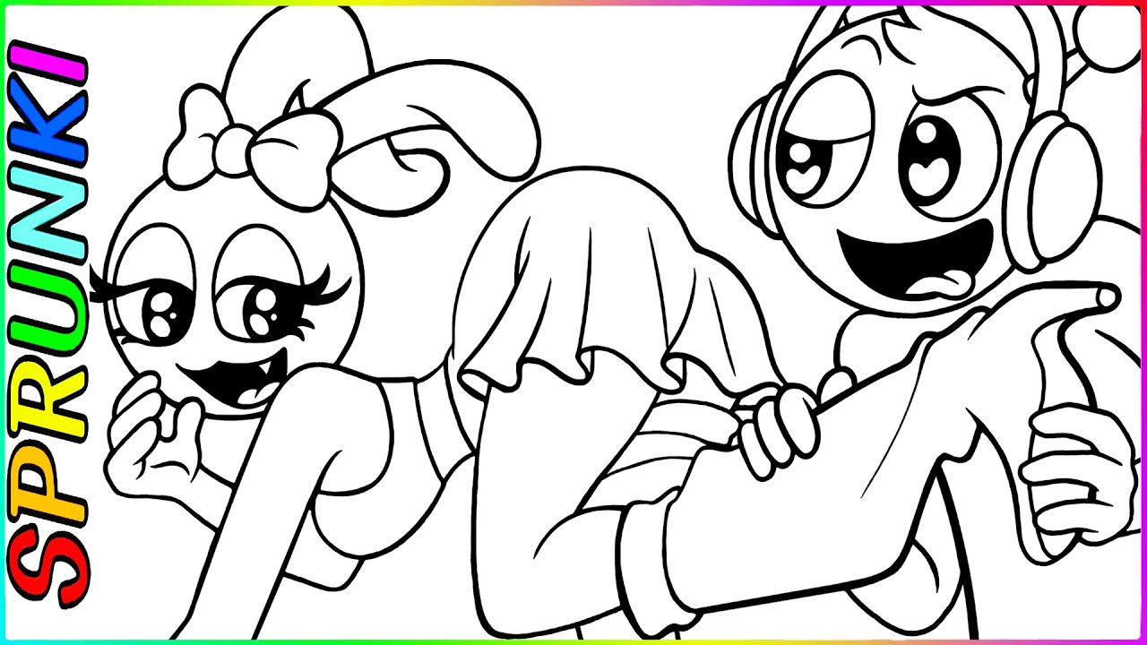 SPRUNKI- Pinki's Magic Boots! | Pinki x Oren Fall in Love Story