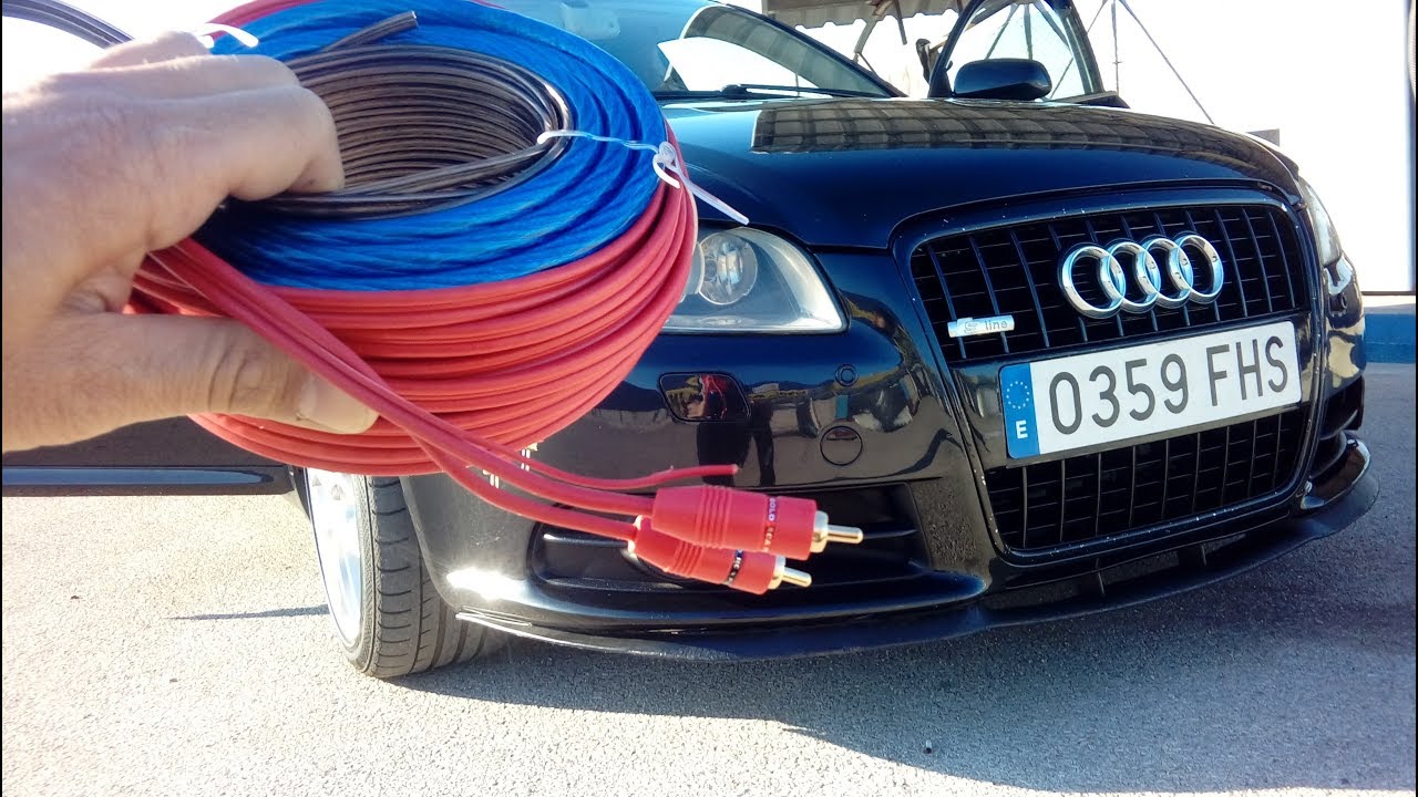 AUDI A4 B6 B7 CÓMO PASAR EL CABLE DE ALIMENTACIÓN DEL MOTOR AL MALETERO