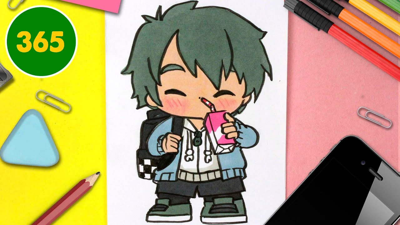 HOW TO DRAW A CUTE BOY KAWAII