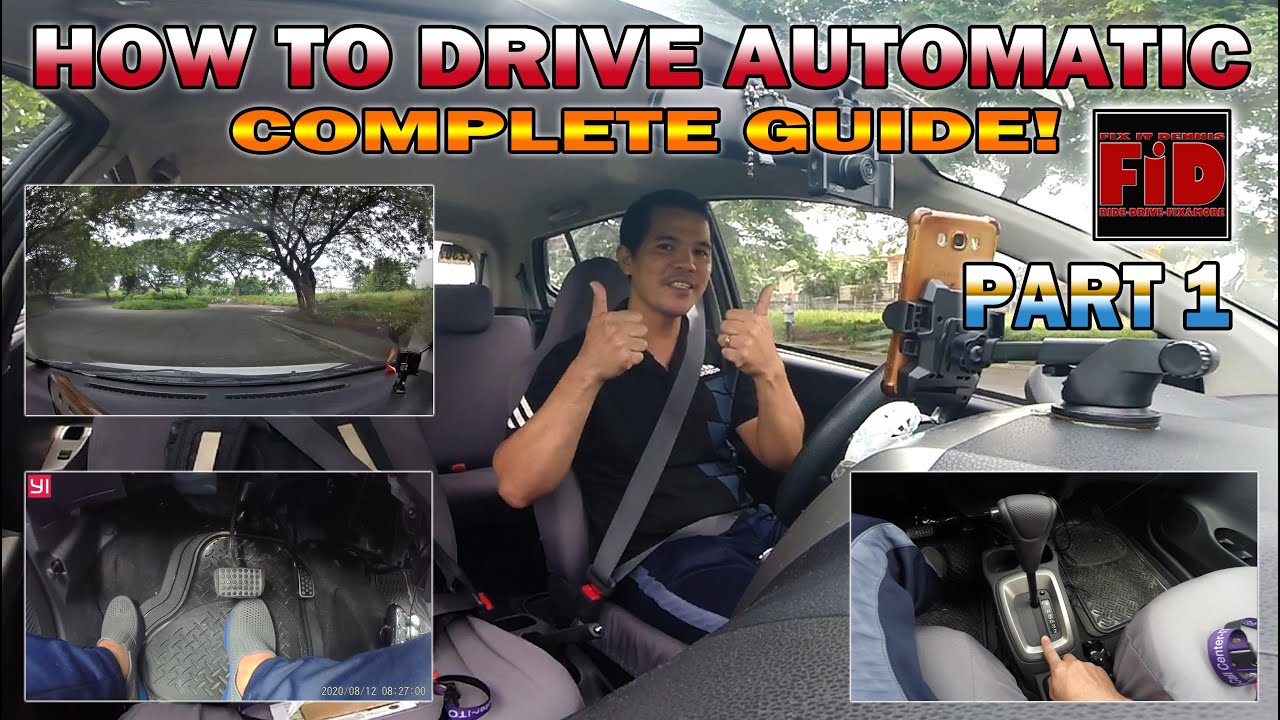 How To Drive An Automatic Car - FULL Tutorial For Beginners Part1