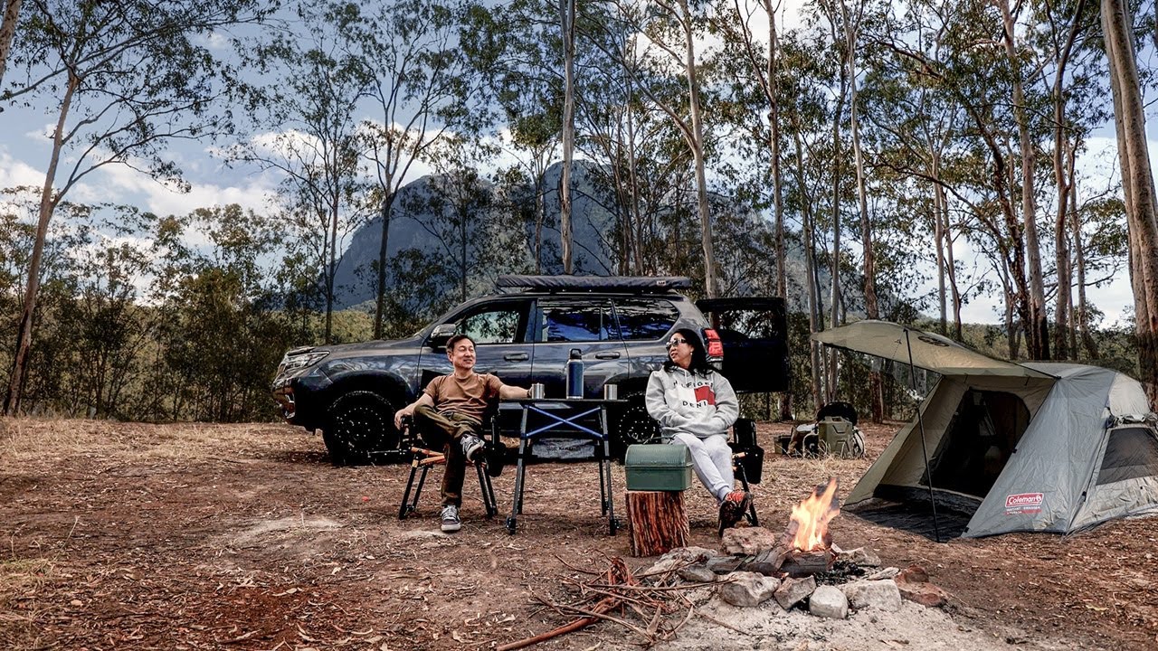 Camping at Mt.Barney Gumridge QLD with Landcruiser Prado 4WD _ Little Grand Canyon in Australia