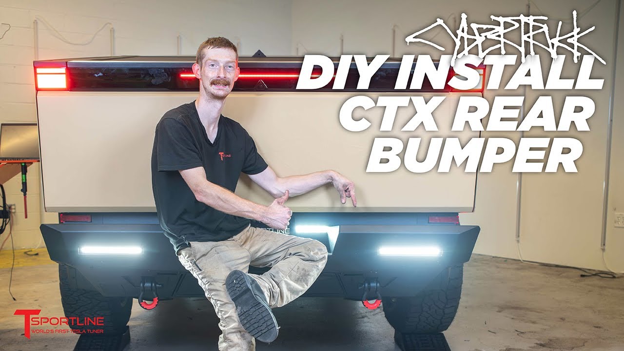 Как установить бампер CTX Extreme Duty на Tesla Cybertruck, пошаговое руководство своими руками