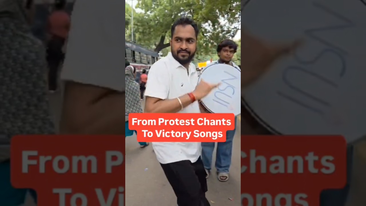 CJP PROTEST | Celebration Mode On | Dhol, Dancing & Cheers At Jantar Mantar Protest Site #viralvideo