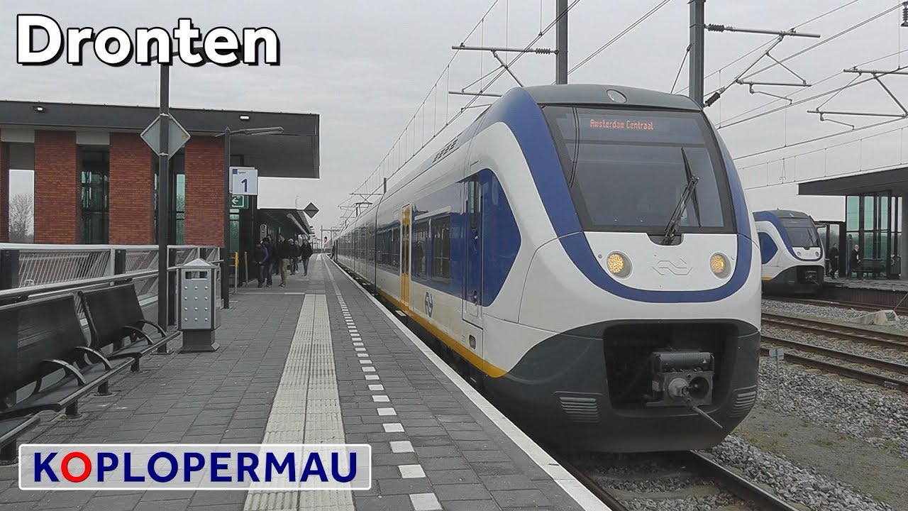 Treinen op station Dronten (treinen compilatie)