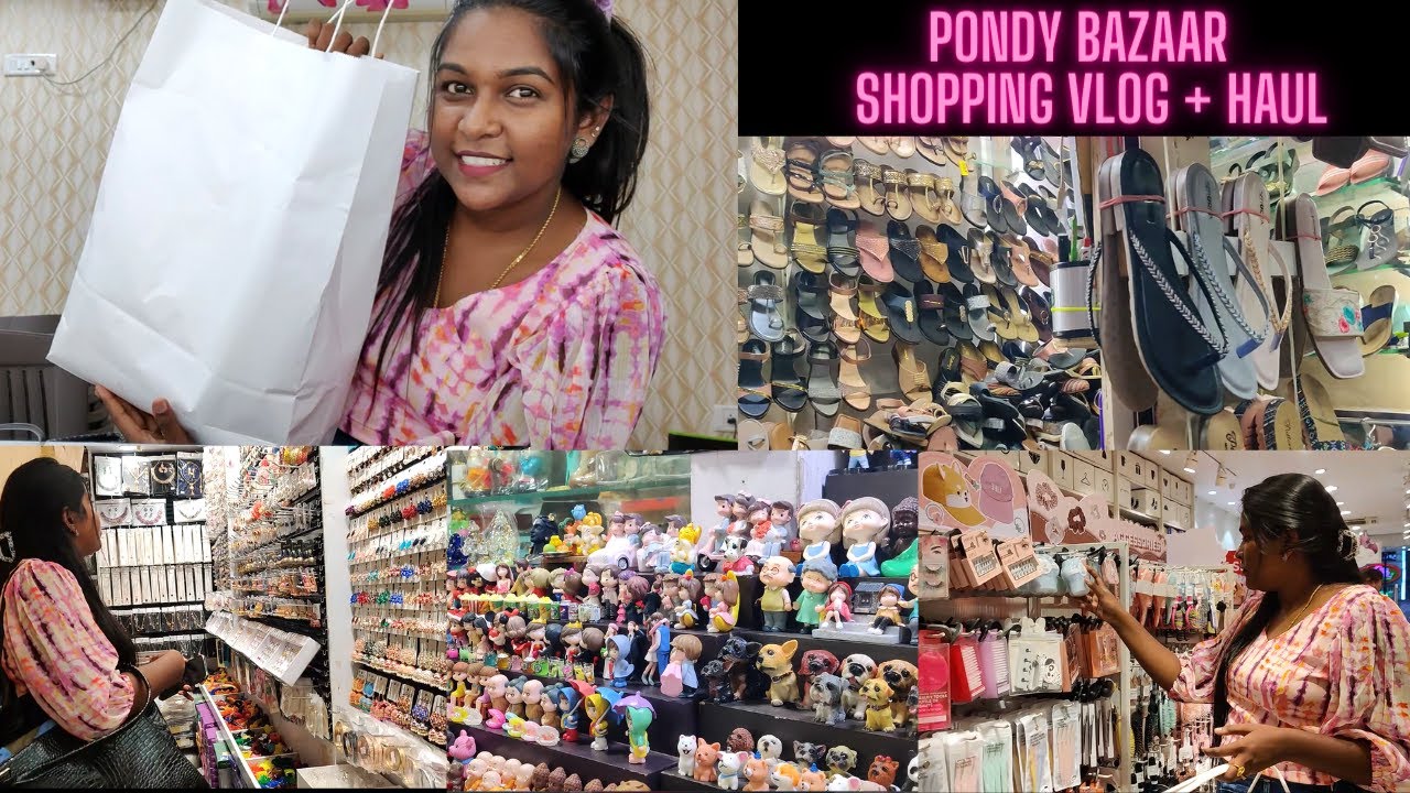 Pondy Bazaar Shopping vlog❤️ | Mini shopping haul 🛍️ | Miniso vlog❣️ | Jaicy Victoria