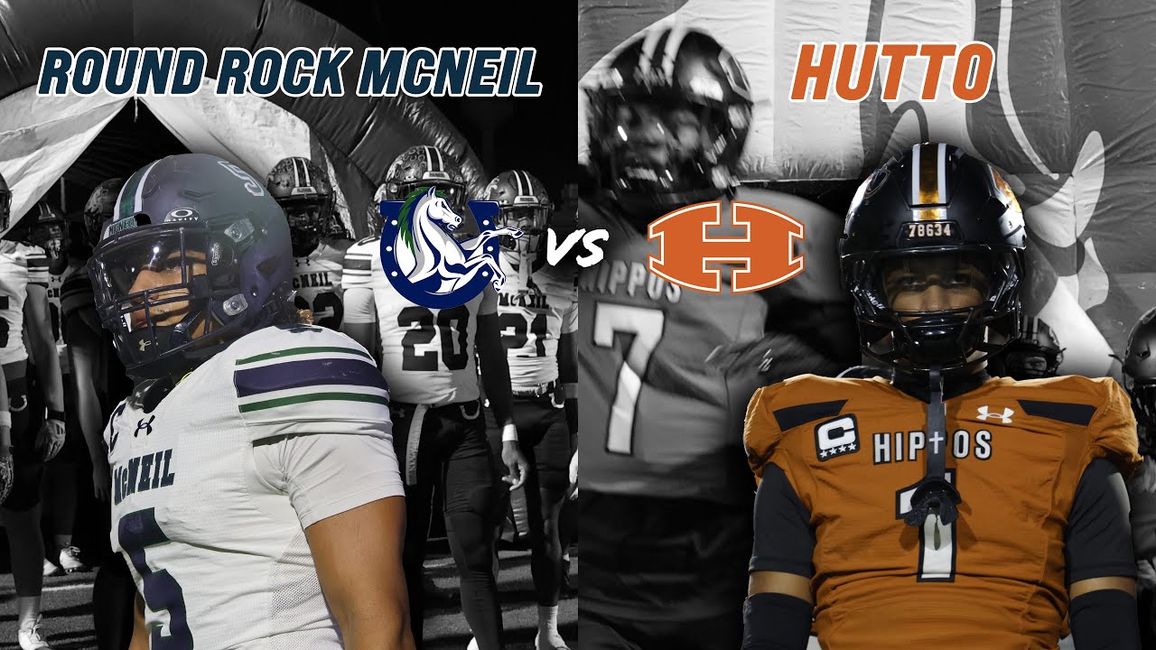 Round Rock McNeil vs Hutto 6A AUSTIN AREA DISTRICT CHAMPIONSHIP ON THE LINE OVER 100 POINTS‼️#txhsfb