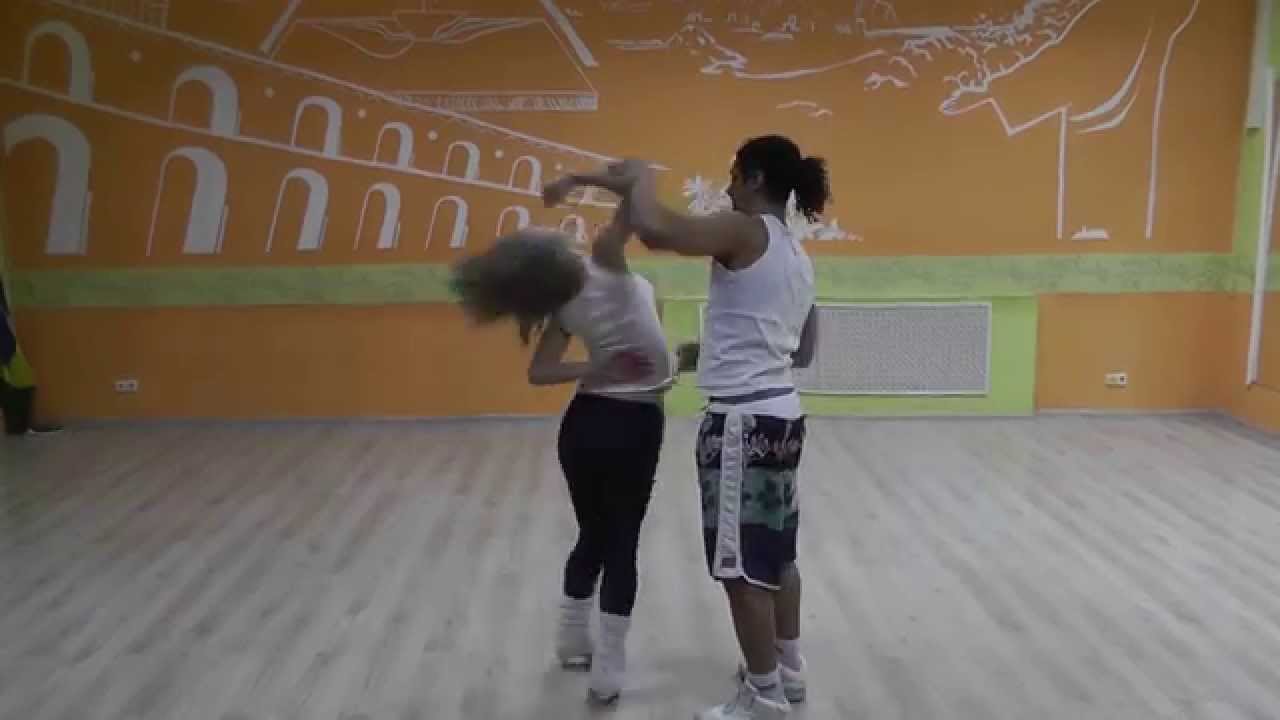 Zouk Class 23.03.15 at Brazuka Dance School - Wakko, Julia, Mashen'ka, Katia
