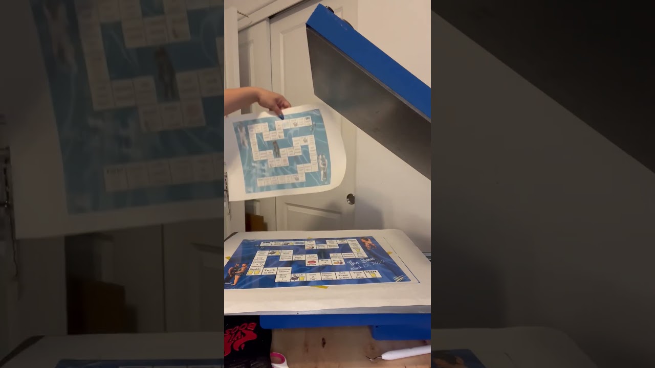 Who wants to learn how to make a custom game board? #photoshopskills #sublimationtutorials