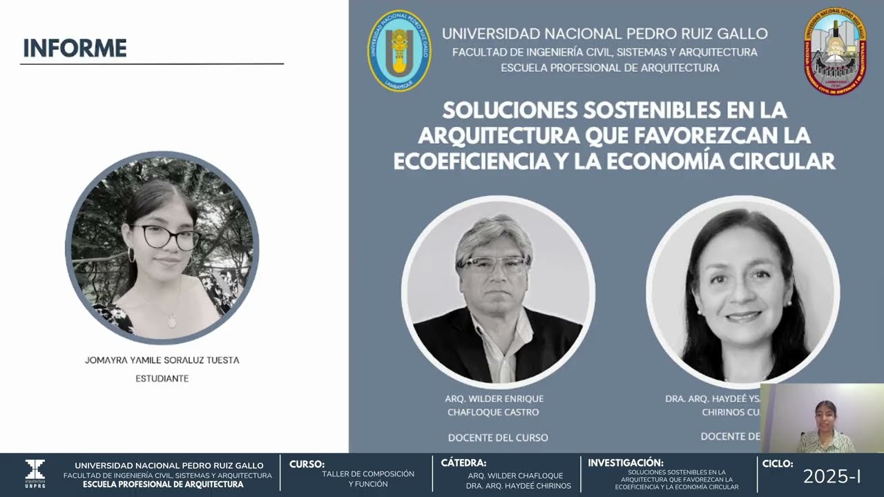 SOLUCIONES SOSTENIBLES EN LA ARQUITECTURA QUE FAVOREZCAN LA ECOEFICIENCIA Y ECONOMÍA CIRCULAR