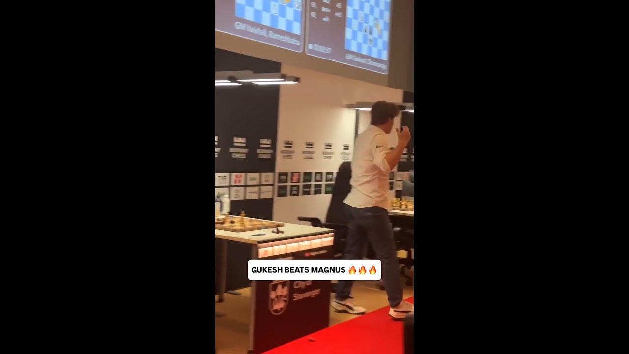 El momento hist&oacute;rico en el que el actual campe&oacute;n del mundo en ajedrez derrota a Magnus Carlsen
